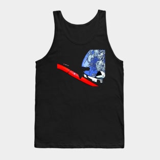 Space Car Tank Top